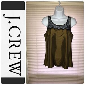 J Crew 100 % Silk Sleeveless Blouse
